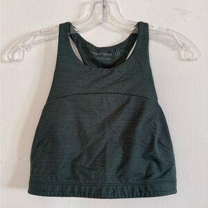 Outdoor Voices Womens Techsweat Evergreen Longline Sports Bra, Size Small